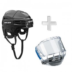 CONJUNTO CASCO CCM FL40 + VISERA BAUER