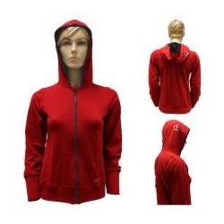 CHAQUETA BLACK CROWN ROJA CAPUCHA