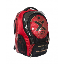 MOCHILA SENIOR NEGRA ROJA ATTACK PRO16