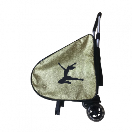 Bolsa Trolley de Purpurina con ruedas Grande
